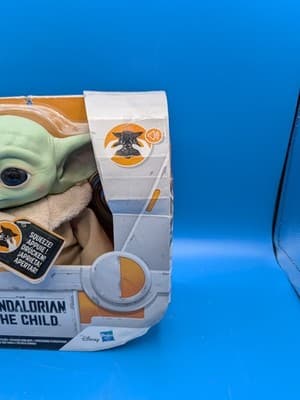 Hasbro 7.5" Star Wars The Child Baby Yoda Talking Plush Toy~NEW - Thumbnail 2