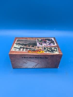CHEERS Bar Boston TV Show 2 Piece Photo Shot Glass Set in Box HTF - Thumbnail 4