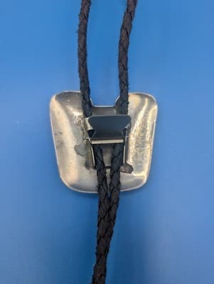 Vintage Bolo Tie (Turquoise and Silver) - Eagle Design - Thumbnail 6