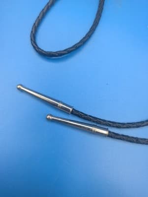 Vintage Bolo Tie (Turquoise and Silver) - Eagle Design - Thumbnail 4