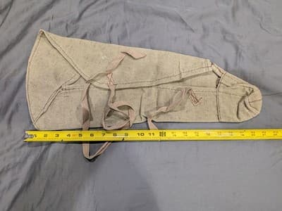 Vtg USSR Soviet Russian Rifle Drop Case Canvas Bag 55cm/22in Military Surplus - Thumbnail 3