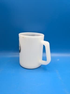 Vintage Mild Wild West Ormsby House & Casino Milk Glass Coffee Mug Cup - Thumbnail 5