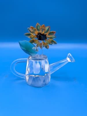 Crystal - Sunflower Watering Can - Designed by Tom Suzuki (Not Swarovski) - Thumbnail 3