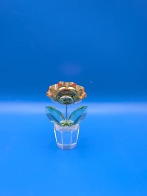Swarvoski Crystal Medium Potted Sunflower #856211 Retired - Thumbnail 3
