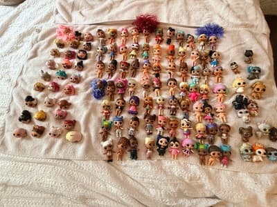 L.O.L. Surprise! Dolls Lot OVER 100 Pieces Pets Accessories LOL 2016 2017 2018
