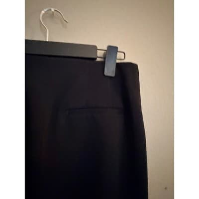 Express High Waist Pleated Wide Leg Dress Pants Black Petite 4 NWOT - Thumbnail 7
