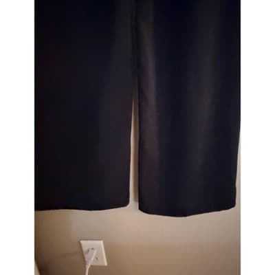 Express High Waist Pleated Wide Leg Dress Pants Black Petite 4 NWOT - Thumbnail 11