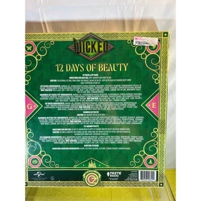 NEW Wicked 12 Days of Beauty Advent Calendar Christmas Holiday Makeup Set - Thumbnail 6