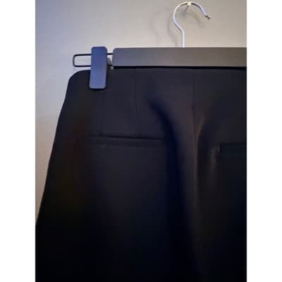 Express High Waist Pleated Wide Leg Dress Pants Black Petite 4 NWOT - Thumbnail 8