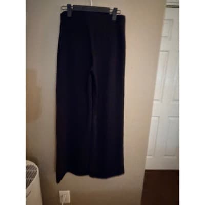 Express High Waist Pleated Wide Leg Dress Pants Black Petite 4 NWOT - Thumbnail 9