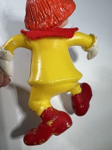 Vintage Blow Mold Christmas Ornament Circus Clown VTG Decor Retro RARE - Thumbnail 6