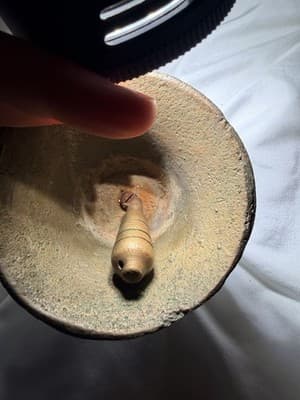 Antique Spanish Colonial Bronze Mission Church Bell Mexico Horseshoes 18c RARE - Thumbnail 17