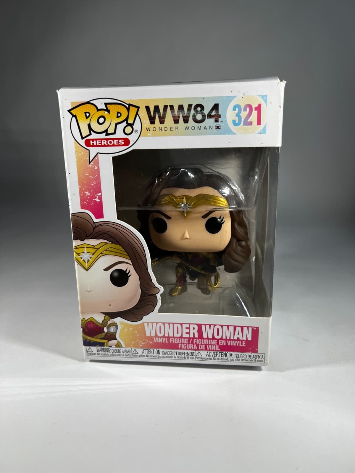 Funko Pop! Heroes: DC WW84 Wonder Woman #321 Vinyl Figure In Box