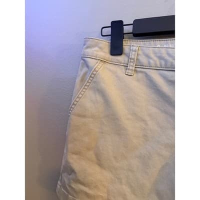 Ana Women's Classic Mid Rise Chino Style Midi Short Tan Size 6 - Thumbnail 5