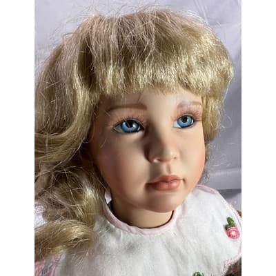 Sweetheart of Summer Jessica Porcelain Doll Vintage Signed Numbered 16" - Thumbnail 16