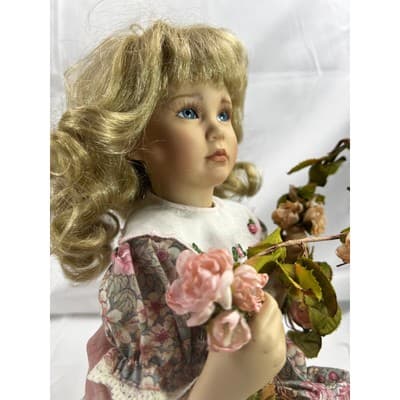 Sweetheart of Summer Jessica Porcelain Doll Vintage Signed Numbered 16" - Thumbnail 12