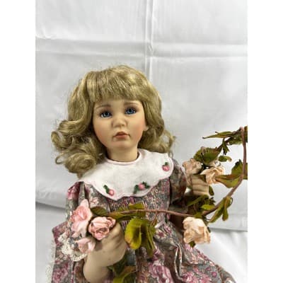 Sweetheart of Summer Jessica Porcelain Doll Vintage Signed Numbered 16" - Thumbnail 10