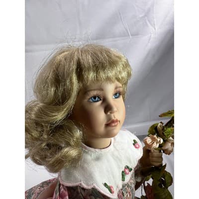 Sweetheart of Summer Jessica Porcelain Doll Vintage Signed Numbered 16" - Thumbnail 15