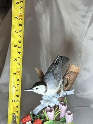 LENOX 2006 NUTHATCH Garden Bird Figurine Sculpture Rare Collectible Porcelain LE - Thumbnail 11