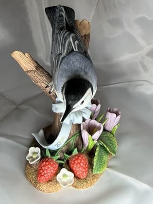 LENOX 2006 NUTHATCH Garden Bird Figurine Sculpture Rare Collectible Porcelain LE - Thumbnail 6