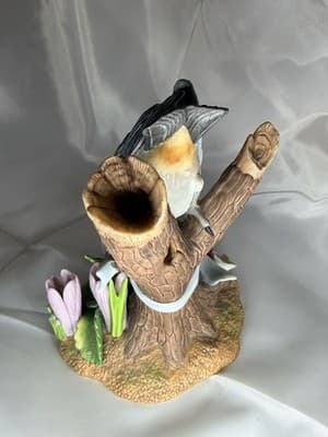 LENOX 2006 NUTHATCH Garden Bird Figurine Sculpture Rare Collectible Porcelain LE - Thumbnail 3