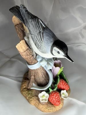 LENOX 2006 NUTHATCH Garden Bird Figurine Sculpture Rare Collectible Porcelain LE - Thumbnail 7