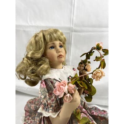 Sweetheart of Summer Jessica Porcelain Doll Vintage Signed Numbered 16" - Thumbnail 11