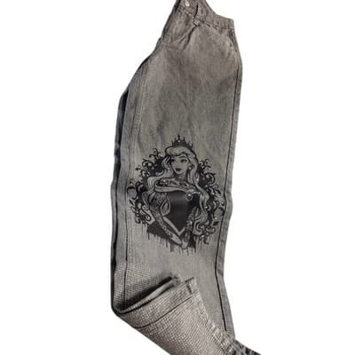 Wild Fable Mid Rise 90s Relaxed Straight Upstyled Cinderella Denim Jeans Gray 00 - Thumbnail 2