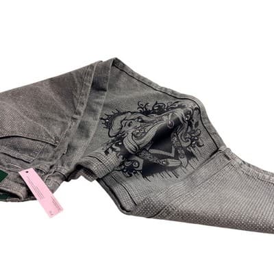 Wild Fable Mid Rise 90s Relaxed Straight Upstyled Cinderella Denim Jeans Gray 00 - Thumbnail 7