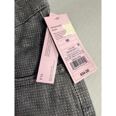 Wild Fable Mid Rise 90s Relaxed Straight Upstyled Cinderella Denim Jeans Gray 00 - Thumbnail 11