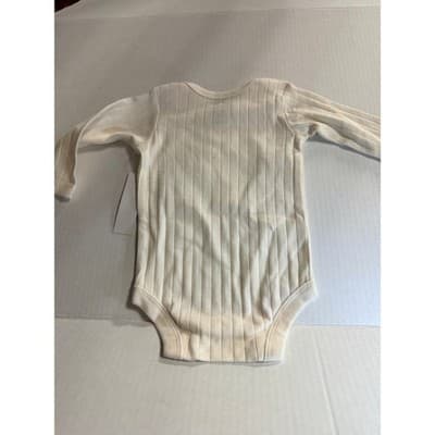 Member’s Mark Baby Upstyled Happy Easter Long Sleeve Bodysuit White Size 3M NWT - Thumbnail 3