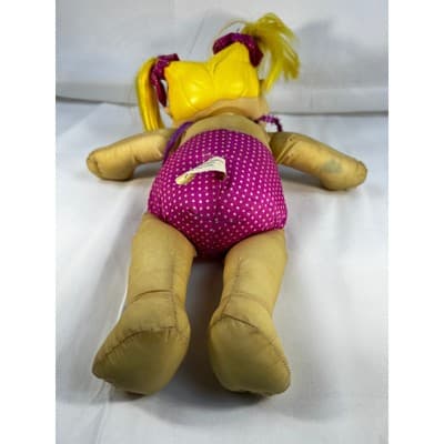 Rugrats Angelica Doll Vintage 1998 Viacom Plush 12" Nickelodeon Rare 90s Toy - Thumbnail 8