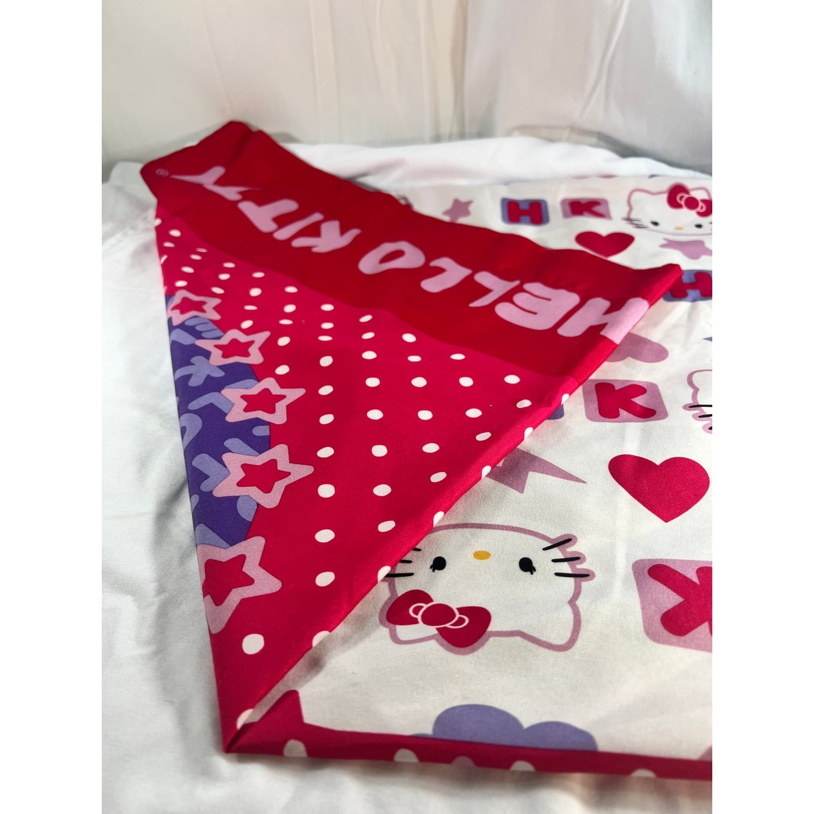 Hello Kitty Sanrio 2013 Authentic Pillow Case 2-Sided Design Polyester 31"X19" - Thumbnail 10