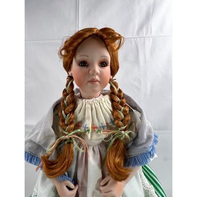 Molly Porcelain Doll Danbury Mint Irish Ireland Peggy Dey 20" 1994 - Thumbnail 8