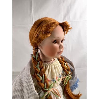 Molly Porcelain Doll Danbury Mint Irish Ireland Peggy Dey 20" 1994 - Thumbnail 9