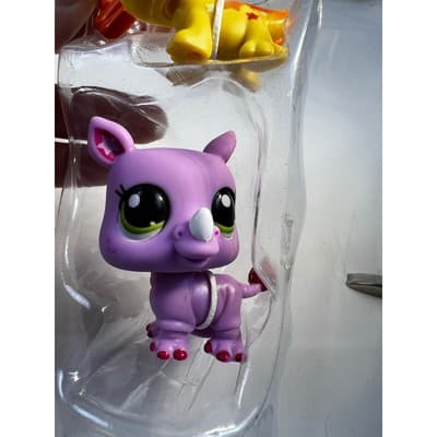 Littlest Pet Shop Trio Series 1 Wild Vibes 35 36 67 Iguana Axolotl Rhino Set 3 - Thumbnail 12