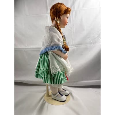 Molly Porcelain Doll Danbury Mint Irish Ireland Peggy Dey 20" 1994 - Thumbnail 5