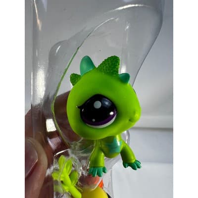 Littlest Pet Shop Trio Series 1 Wild Vibes 35 36 67 Iguana Axolotl Rhino Set 3 - Thumbnail 16