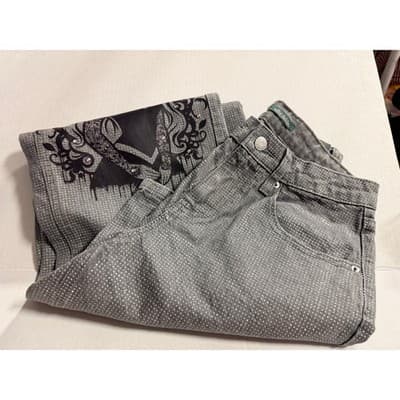 Wild Fable Mid Rise 90s Relaxed Straight Upstyled Cinderella Denim Jeans Gray 00 - Thumbnail 19