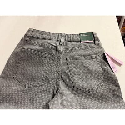 Wild Fable Mid Rise 90s Relaxed Straight Upstyled Cinderella Denim Jeans Gray 00 - Thumbnail 16