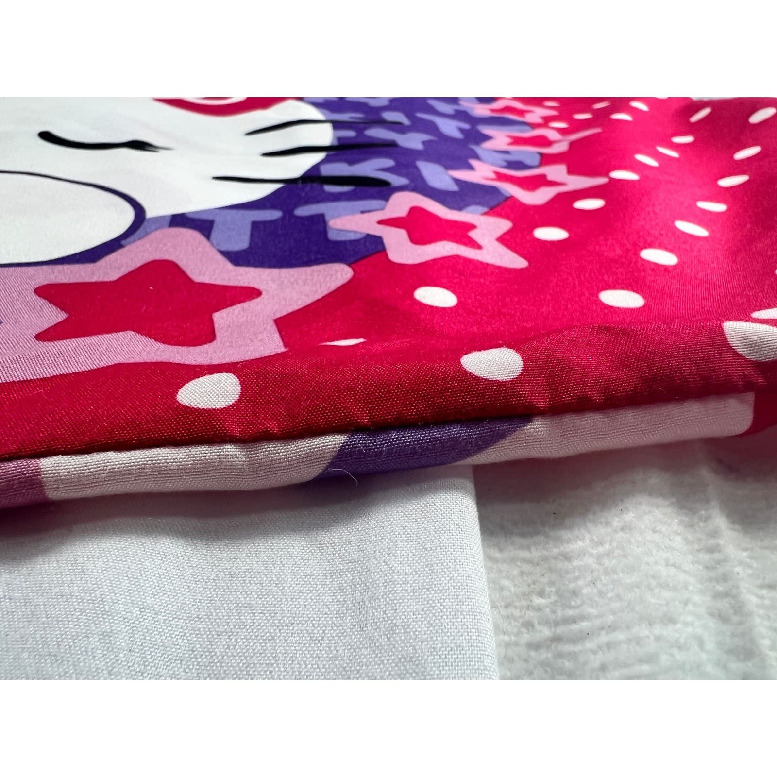 Hello Kitty Sanrio 2013 Authentic Pillow Case 2-Sided Design Polyester 31"X19" - Thumbnail 6