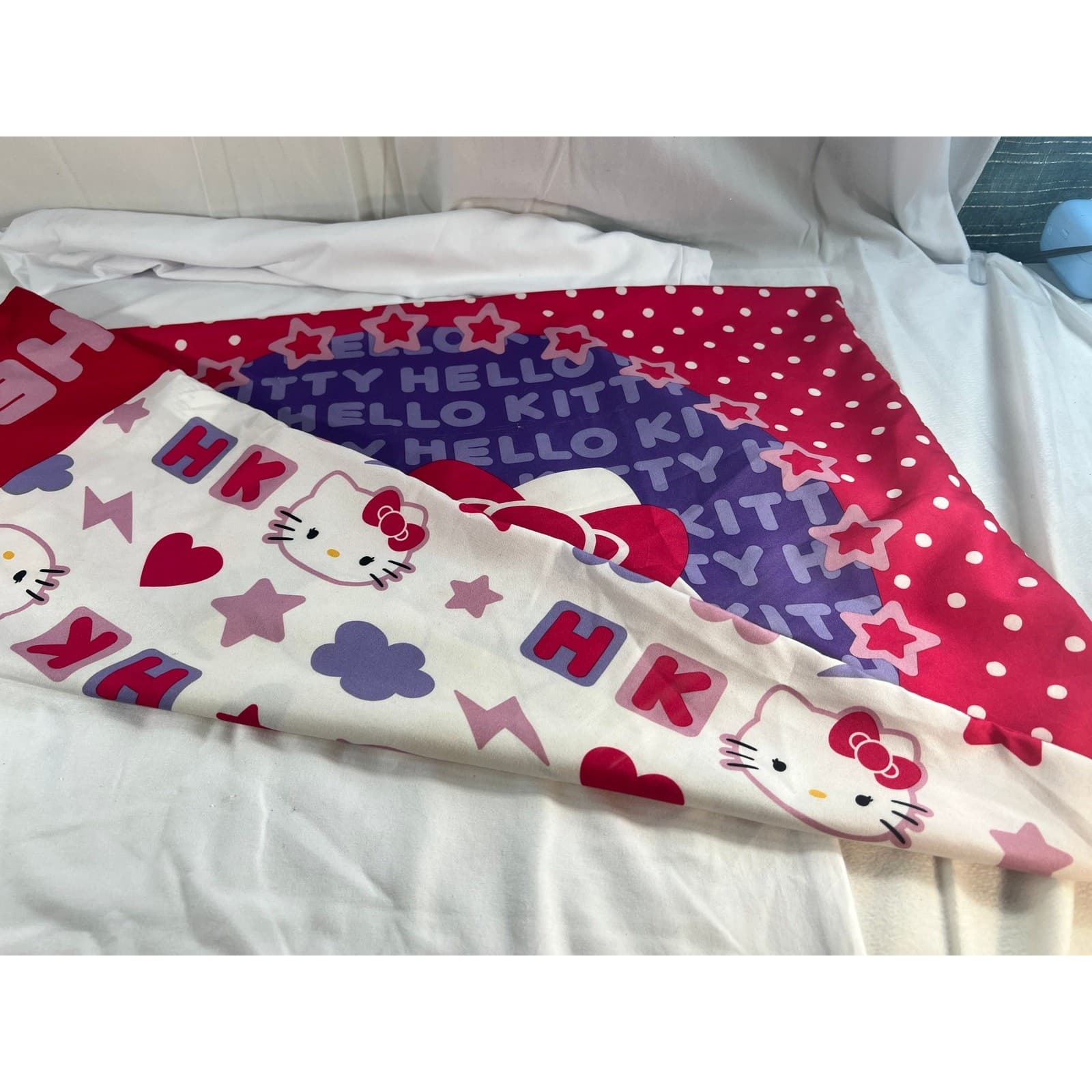 Hello Kitty Sanrio 2013 Authentic Pillow Case 2-Sided Design Polyester 31"X19" - Thumbnail 7