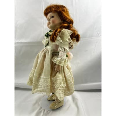 Vintage Full Body Porcelain Doll Signed Numbered Colleen Applewhite Penelope - Thumbnail 3