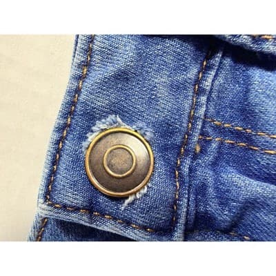 Mila Rose Girls Upstyled Puppy Rhinestone Detail Denim Shorts Blue Size 10 EUC - Thumbnail 5