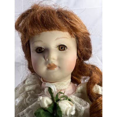 Vintage Full Body Porcelain Doll Signed Numbered Colleen Applewhite Penelope - Thumbnail 9