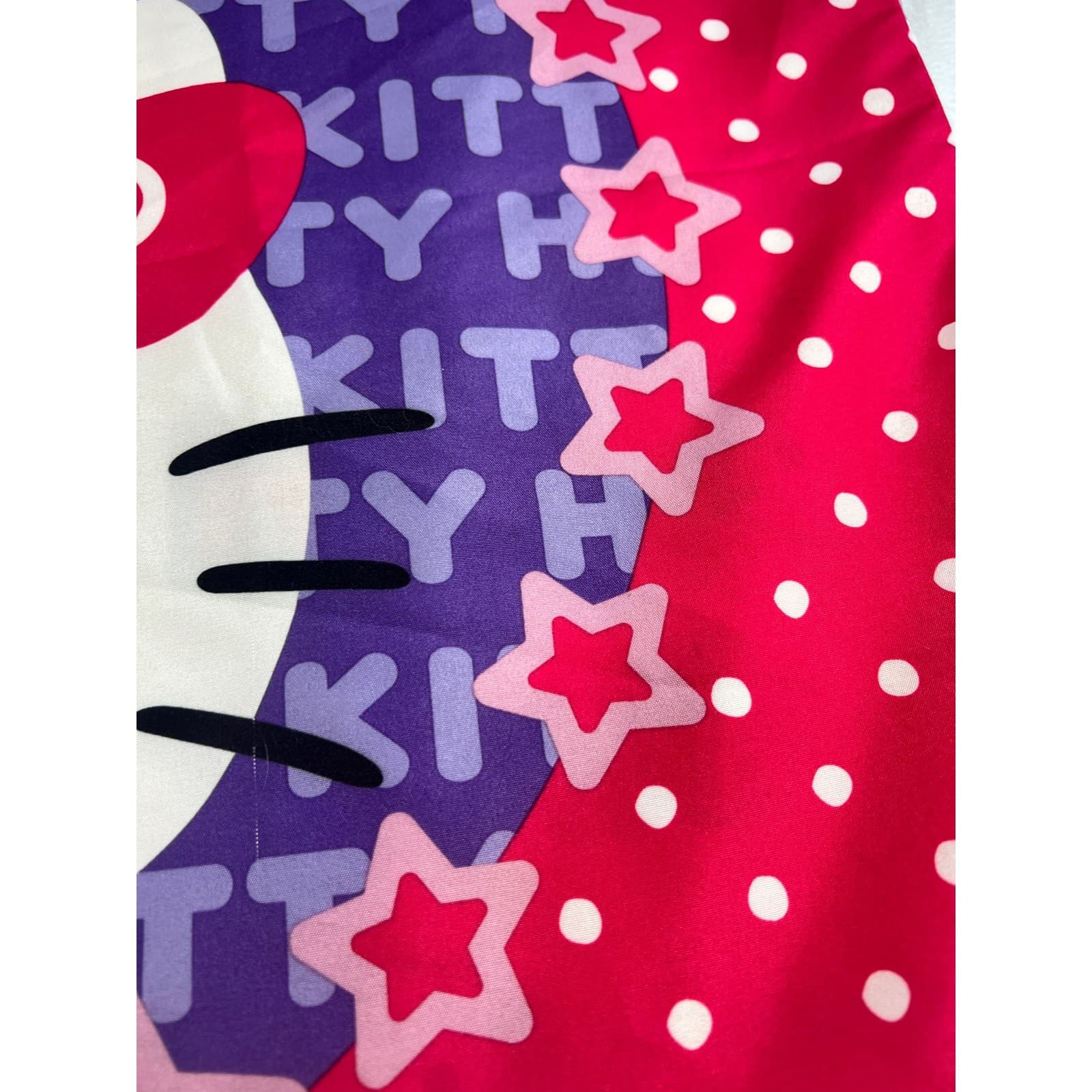 Hello Kitty Sanrio 2013 Authentic Pillow Case 2-Sided Design Polyester 31"X19" - Thumbnail 3