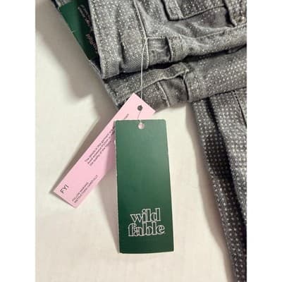 Wild Fable Mid Rise 90s Relaxed Straight Upstyled Cinderella Denim Jeans Gray 00 - Thumbnail 8