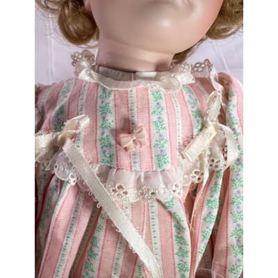 Jessica Porcelain Doll Vintage Danbury Mint Bedtime Wakeem Toddler Pajamas 1994 - Thumbnail 17