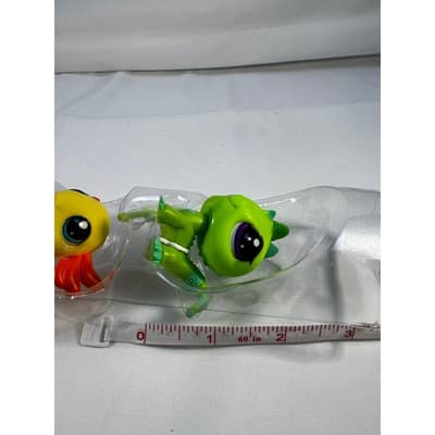 Littlest Pet Shop Trio Series 1 Wild Vibes 35 36 67 Iguana Axolotl Rhino Set 3 - Thumbnail 14