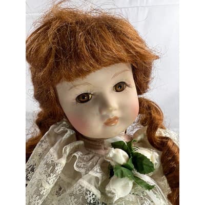 Vintage Full Body Porcelain Doll Signed Numbered Colleen Applewhite Penelope - Thumbnail 12